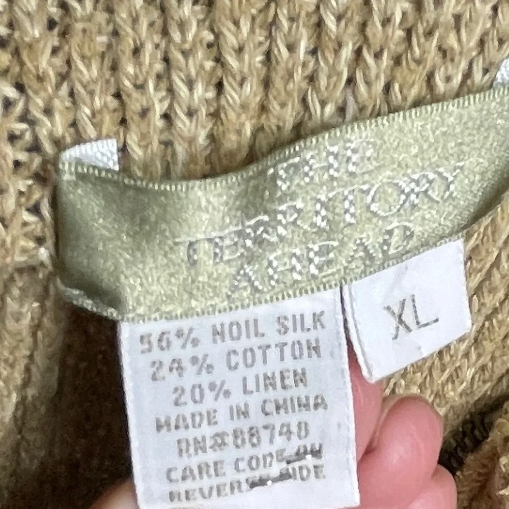 The‎ Territory Ahead Silk Blend Sweater Tan